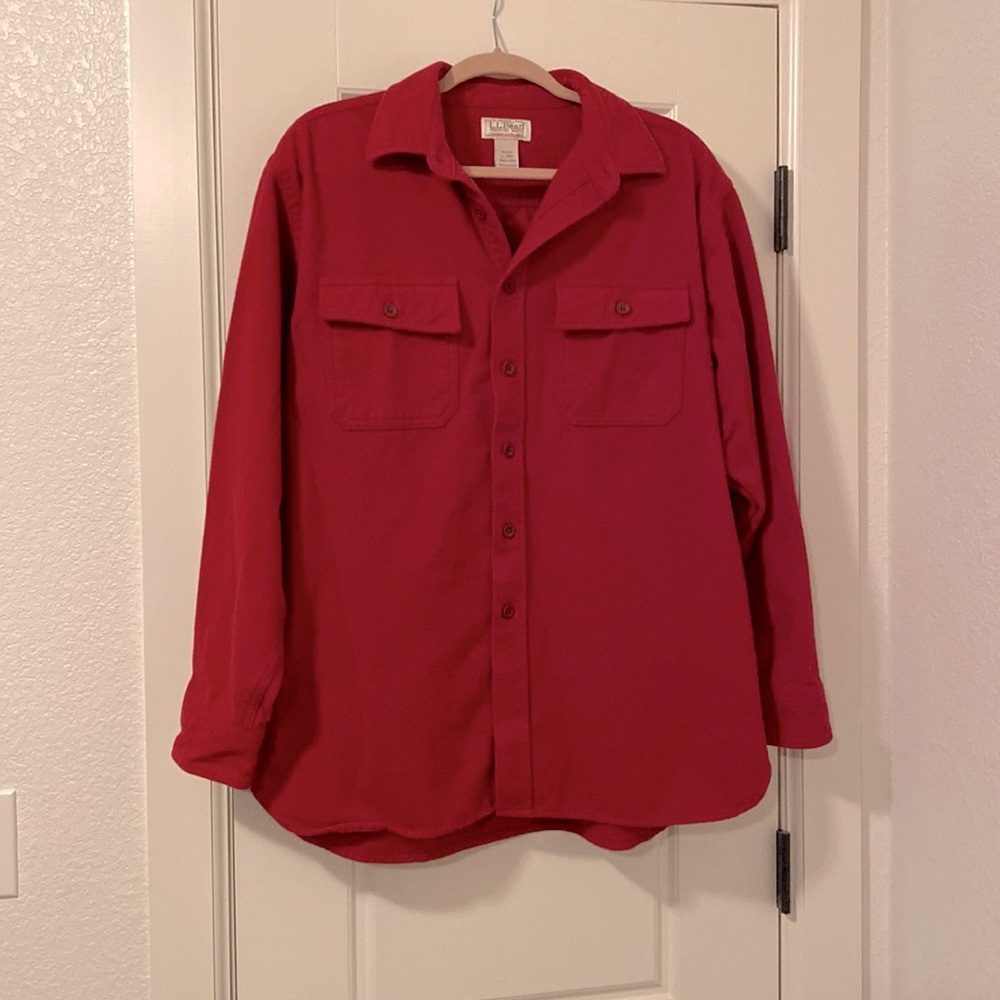 L.L.Bean vintage thick button up shirt